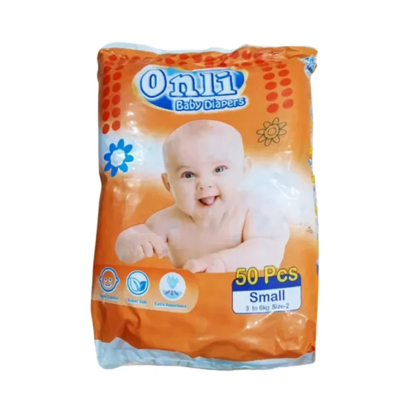 Onli Diaper 50 Pcs Budget Pack Size Small 2