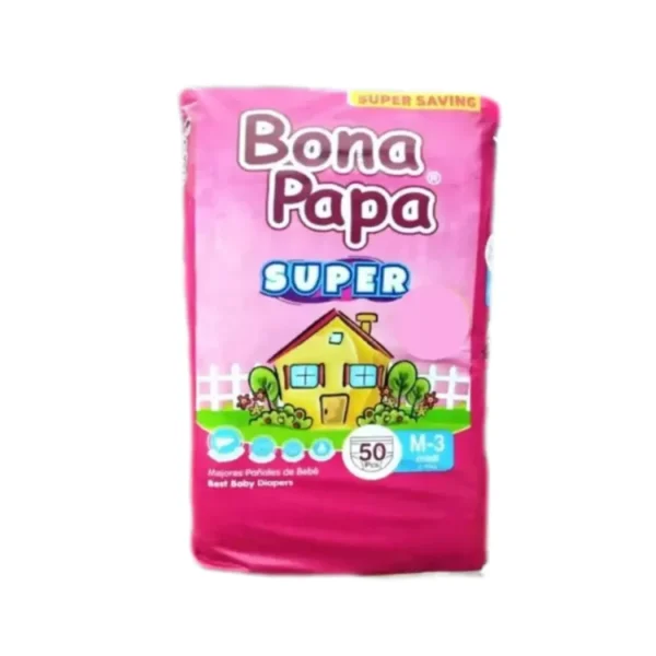 Bona Papa Super 50 Pcs Budget Pack Size Medium  3