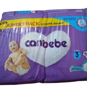 Canbebe Jumbo Pack | Size 3-Medium (Midi) | 60 Pcs