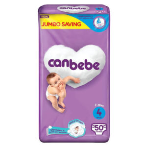 Canbebe Jumbo Baby Diaper - Size 4-Large - 50 Pcs