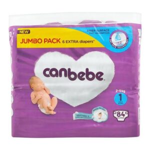 Canbebe Jumbo Pack - Size Newborn-1 NB - 84 Pcs