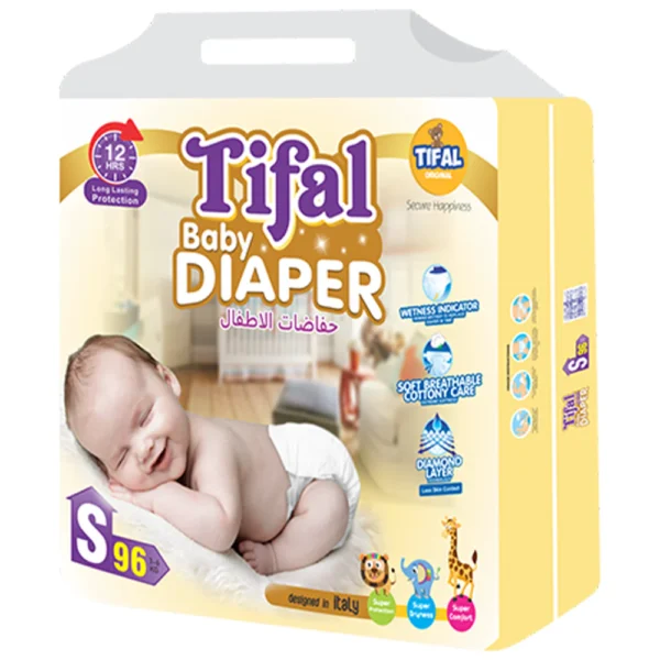 Tifal Diaper 96 Pcs Mega Pack | Size Small-2