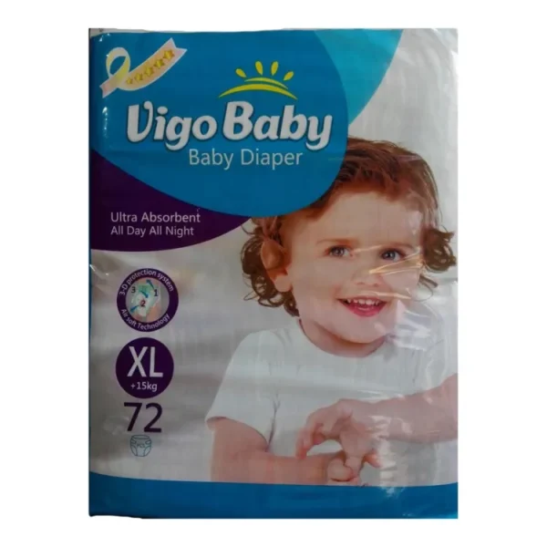 Vigo Baby Diaper XL-5 - 72 Pcs