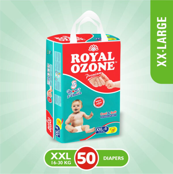 Royal Ozone Diaper 50 Pcs Budget Pack Size XXL-6