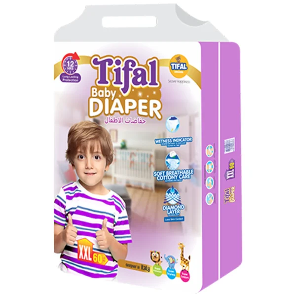 Tifal Diaper 60 Pcs Mega Pack Size XXL-6