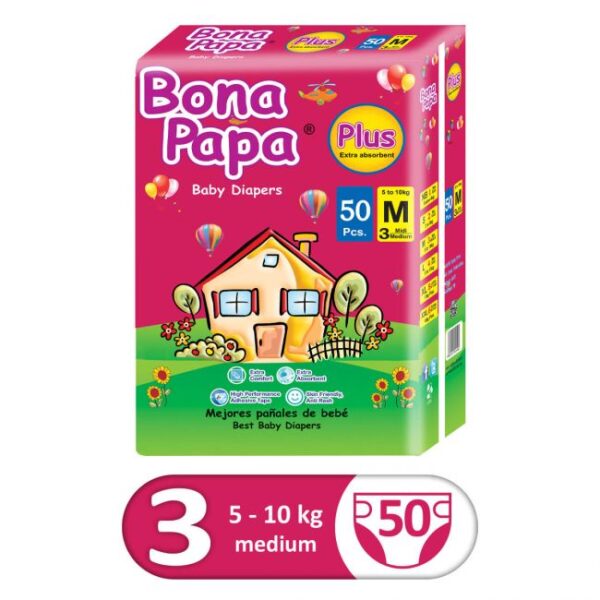 Bona Papa Plus 50 Pcs Budget Pack Size Medium  3