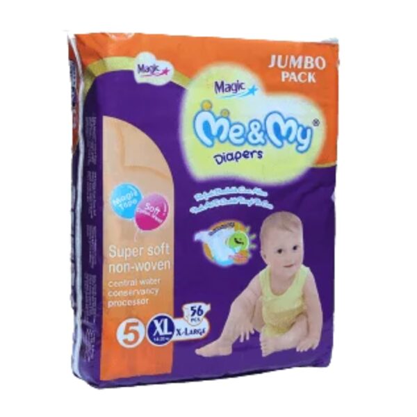 Me & My Magic Diaper 56 Pcs Jumbo Pack | Size XL-5