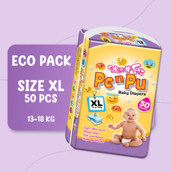 Pe n Pu Diaper 50 Pcs Budget Pack Size XL 5