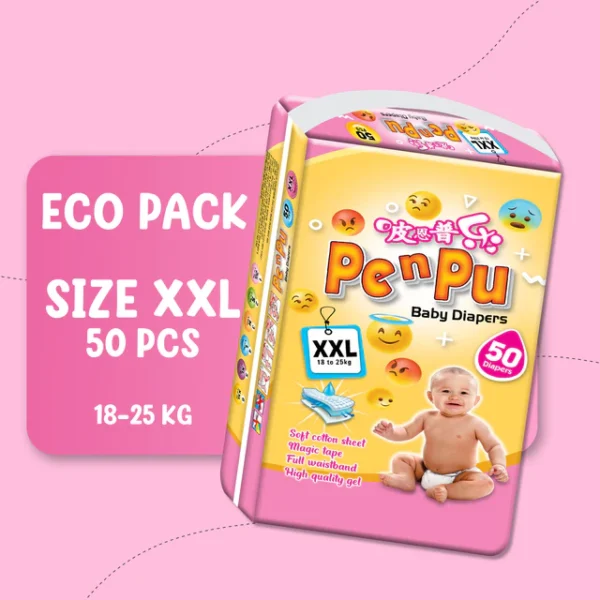 Pe n Pu Diaper 50 Pcs Budget Pack Size XXL 6