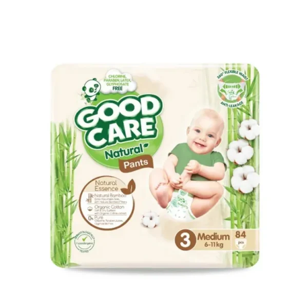 Good Care Natural Pants Jumbo Pack Size Medium 3 - 84 Pcs