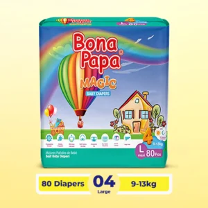 Bona Papa Magic - Size 4-Large - 80 Pcs