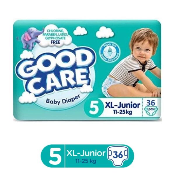 Good Care Blue Diapers xl-junior-5 - 36 pcs