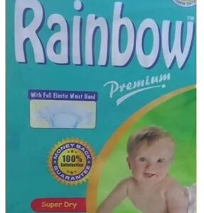 Rainbow Premium Baby Diapers Size Large-4 | 50 Pcs