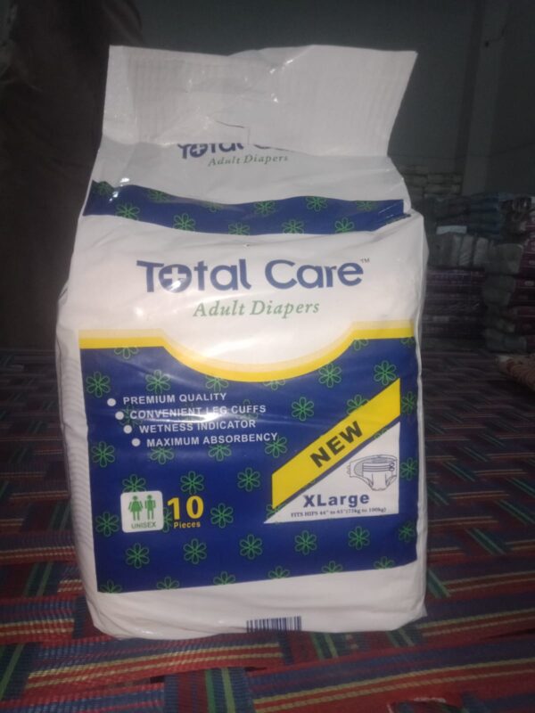 Total Care Walt Diapers - Size XLarge - Adult Diapers PREMIUM QUALITY