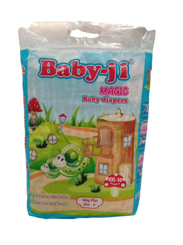 Baby Ji Diaper 50 Pcs Budget Pack - Size XXL 6