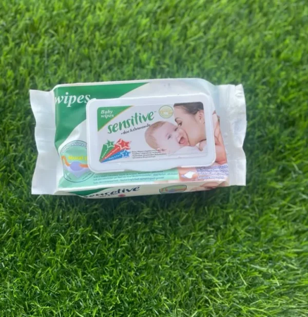 Sensitive Wipes 60 Sheets