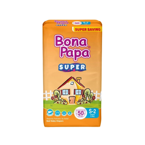 Bona Papa Size 2 Small - 50 Pcs