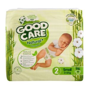 Good Care Natural Baby Diaper - Size 2-Small - 96 Pcs