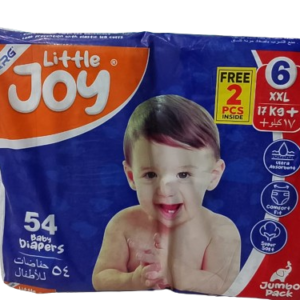 Little Joy Baby Diaper Jumbo Pack | Size 6-XXL | 54 Pcs