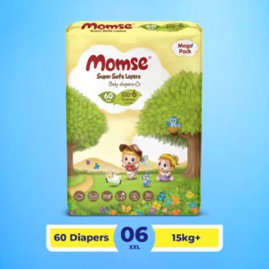 Momse Baby Diaper Mega Pack - Size 6 XXL - 60 Pcs