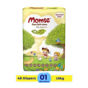 Momse Diaper Jumbo - Size NB-1 (New Born)